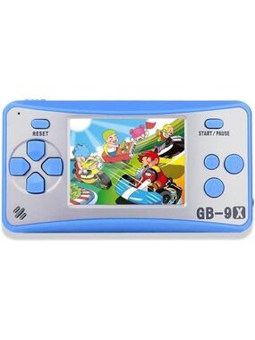 Kids Handheld 168 Built In Games Console Children Ages 4-12 Retro Classic BLUE